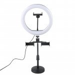 Wholesale 10 inch Selfie Ring Light with Table Top Stand & Cell Phone Holder for Live Stream, Makeup, YouTube Video, Photography TikTok, & More Compatible with Universal Phone (Black)